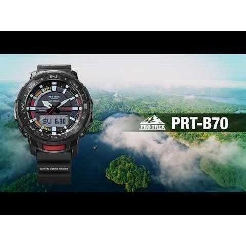 The Watch Boutique CASIO PROTREK MENS 200M BLUETOOTH QUAD SENSOR - PRT-B70-2DR