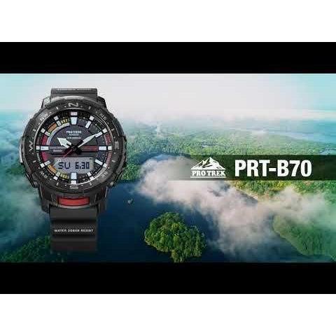 The Watch Boutique CASIO PROTREK MENS 200M TITANIUM BLUETOOTH QUAD SENSOR - PRT-B70T-7DR