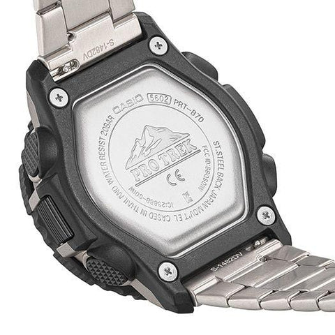 The Watch Boutique CASIO PROTREK MENS 200M TITANIUM BLUETOOTH QUAD SENSOR - PRT-B70T-7DR