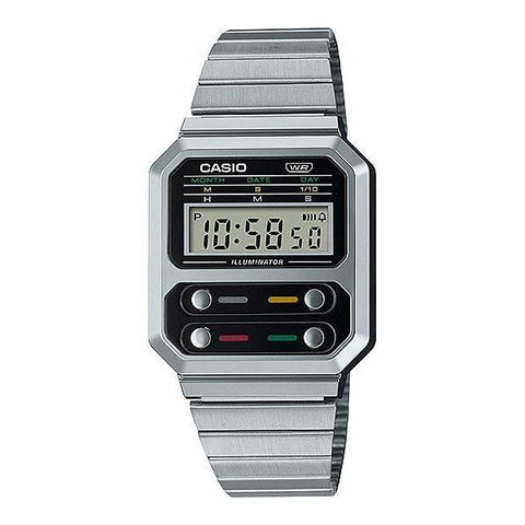 The Watch Boutique CASIO RETRO UNISEX WR - A100WE-1ADF Default Title