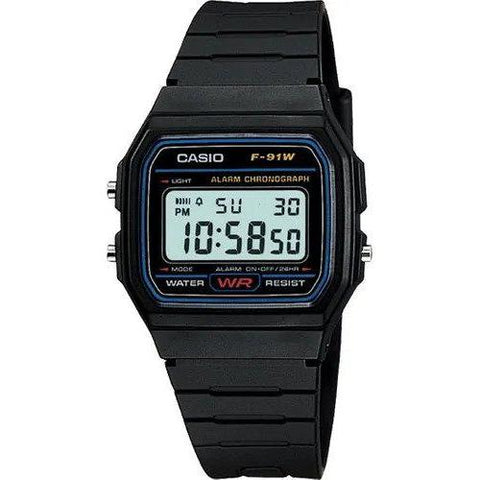 The Watch Boutique CASIO RETRO UNISEX WR - F91W Default Title