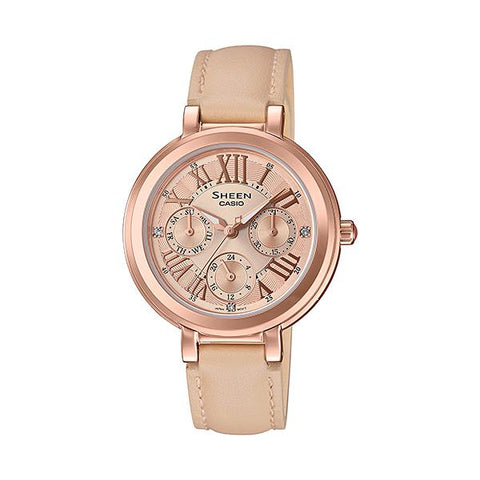 The Watch Boutique CASIO SHEEN WOMENS 50M - SHE-3034GL-9AUDF Default Title