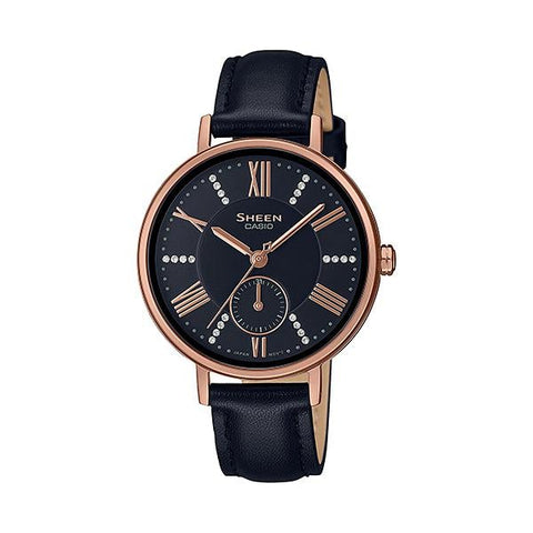 The Watch Boutique CASIO SHEEN WOMENS 50M - SHE-3066PGL-1AUDF Default Title