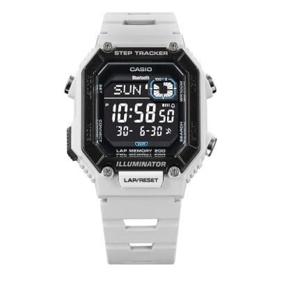 The Watch Boutique CASIO STANDARD FITNESS MENS 100M BLUETOOTH - WS-B1000-8BVDF