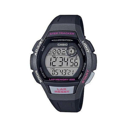 The Watch Boutique CASIO STANDARD FITNESS WOMENS 100M - LWS-2000H-1AVDF Default Title