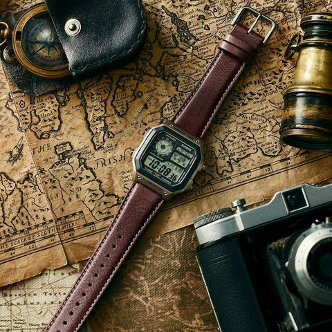 The Watch Boutique CASIO STANDARD MENS 100M - AE-1200WHL-5AVDF