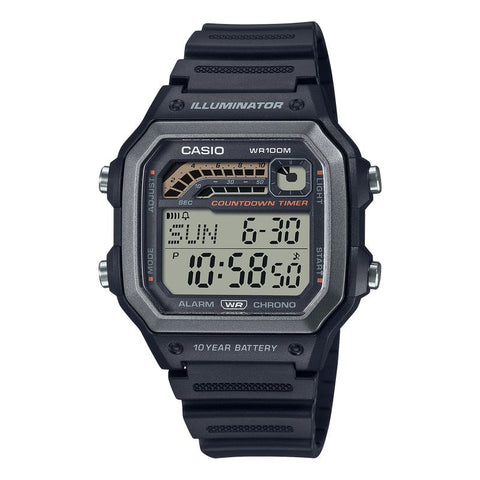 The Watch Boutique CASIO STANDARD MENS 100M - WS-1600H-1AV