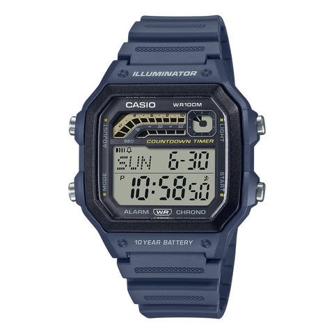 The Watch Boutique CASIO STANDARD MENS 100M - WS-1600H-2AVDF