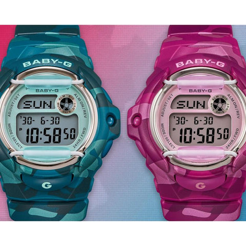 The Watch Boutique Casio BABY-G Camouflage Digital Watch - BG-169CM-2DR