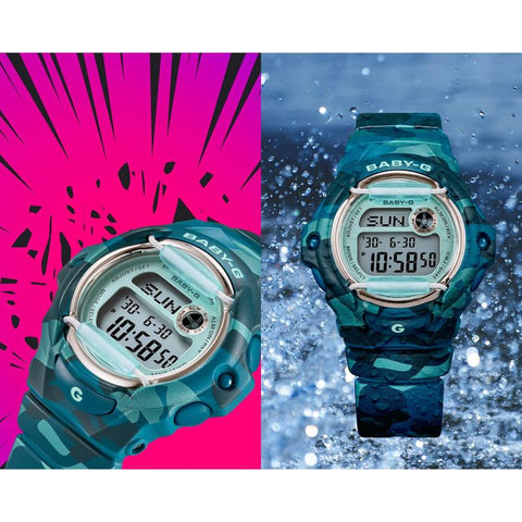 The Watch Boutique Casio BABY-G Camouflage Digital Watch - BG-169CM-2DR