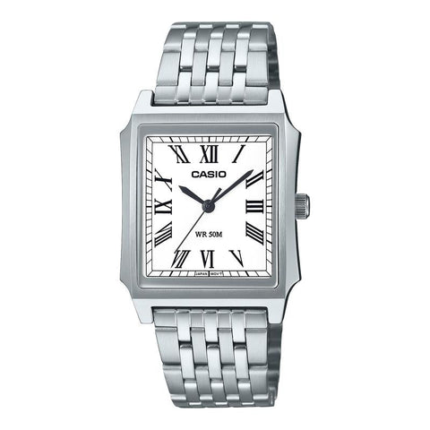 The Watch Boutique Casio Classic Silver Dial Quartz Watch - MTP-B190D-7BVDF