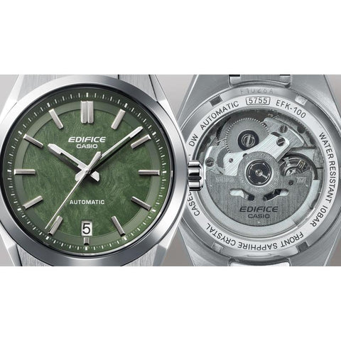 The Watch Boutique Casio Edifice Automatic Green Dial Watch – EFK-100D-3ADR