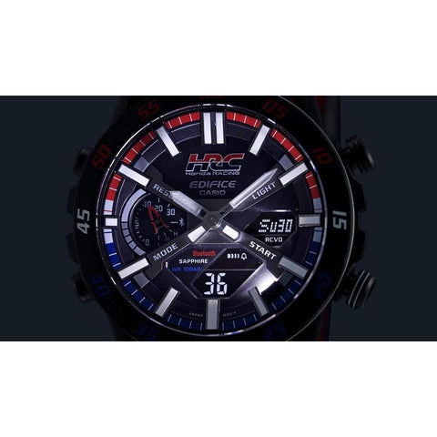 The Watch Boutique Casio Edifice HRC Collaboration Tough Solar Bluetooth Racing Chronograph Watch