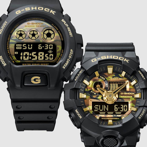 The Watch Boutique Casio G-SHOCK Bold Camo Series Analog-Digital Watch - GA-700CF-1ADR