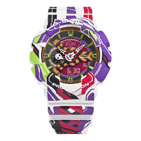 The Watch Boutique Casio G-SHOCK Evangelion Unit-01 Collaboration Tough Watch - GA-110EVA30-7ADR