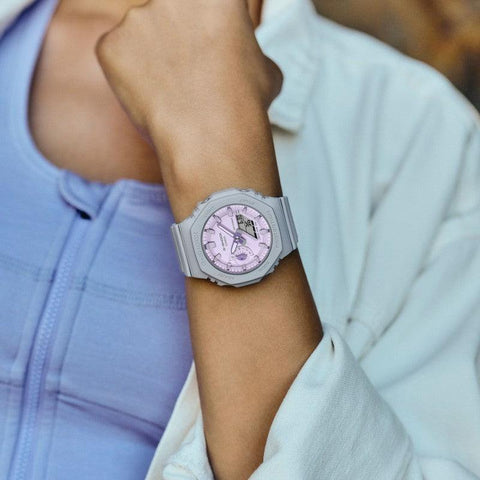 The Watch Boutique Casio G-SHOCK Purple Dial Watch - GMA-S2100NC-8ADR