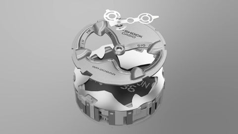 The Watch Boutique Casio G‑Shock Analog‑Digital Shock‑Resistant Watch - GA-V01A-8ADR