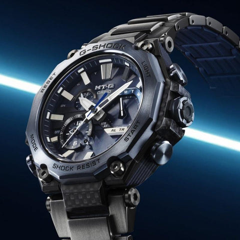 Casio G‑Shock Carbon Dual Core Guard Watch - MTG-B2000YBD-2ADR
