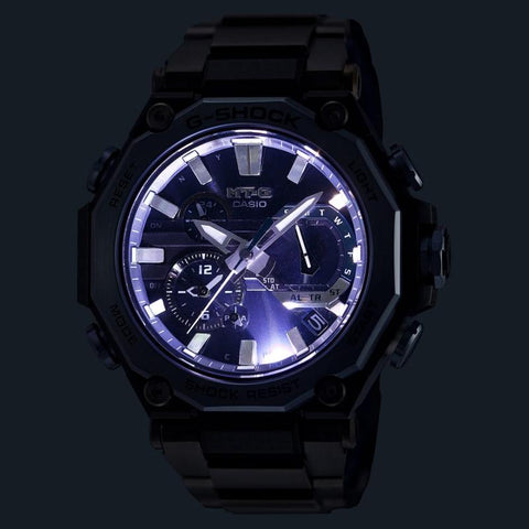 Casio G‑Shock Carbon Dual Core Guard Watch - MTG-B2000YBD-2ADR