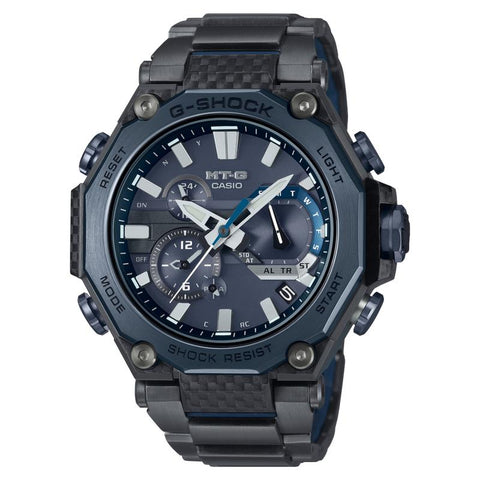 Casio G‑Shock Carbon Dual Core Guard Watch - MTG-B2000YBD-2ADR
