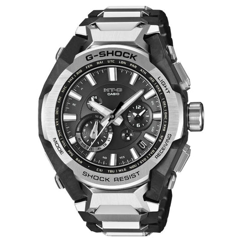 The Watch Boutique Casio G‑Shock Carbon‑Steel Solar Watch Multi‑Function - MTG-B4000D-1ADR