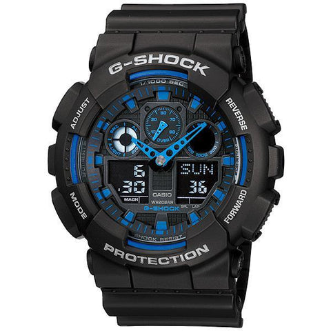 The Watch Boutique Casio G-Shock Mens 200m Standard - GA-100-1A2DR
