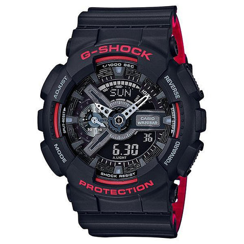 The Watch Boutique Casio G-Shock Mens 200m Standard - GA-110HR-1ADR