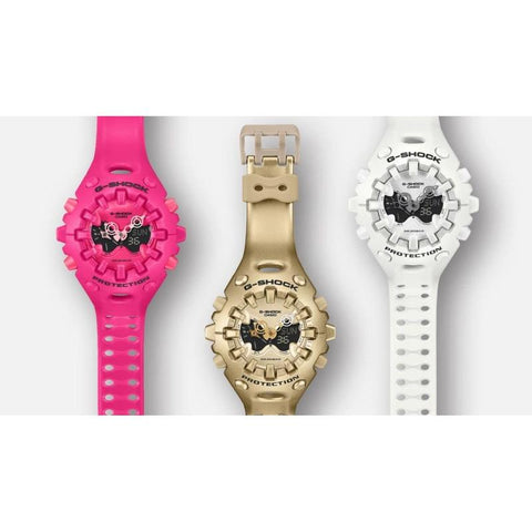 The Watch Boutique Casio G‑Shock Pink Analog‑Digital Watch - GA-V01-4ADR