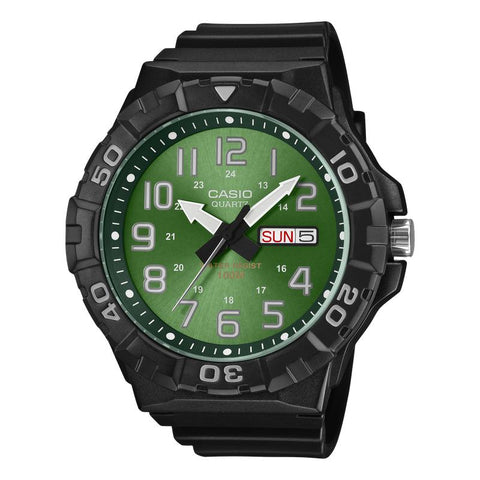 Casio Green Resin Sport Digital Watch - MRW-210H-3BVDF