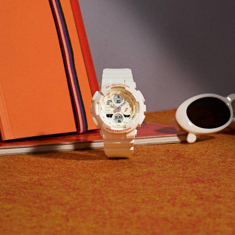 Casio Ivory G-SHOCK Analog-Digital Watch - GMA-S140-7ADR