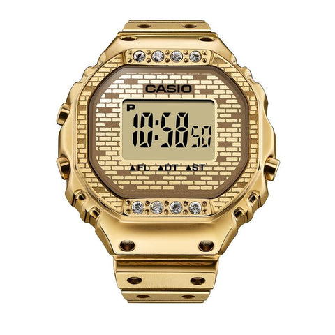 The Watch Boutique Casio J Balvin Collaboration Digital Ring Watch Gold - CRW-001JB-9DR