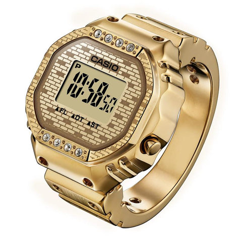 The Watch Boutique Casio J Balvin Collaboration Digital Ring Watch Gold - CRW-001JB-9DR