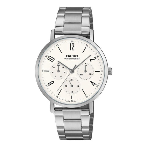Casio Analog Stainless Steel Watch - MTP-VT06D-7BDF