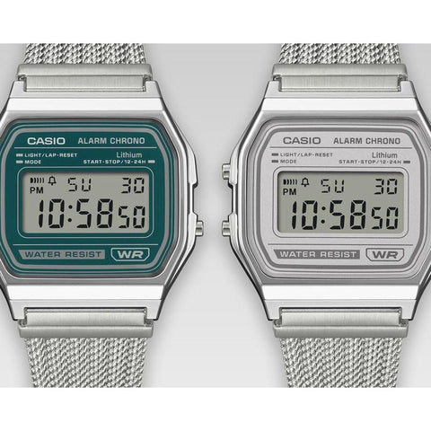 Casio Mesh Band Watch - A158WEM-7DF