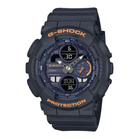 The Watch Boutique Casio Navy G-Shock Analog-Digital Watch - GMA-S140-2A2DR