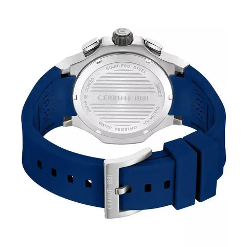 The Watch Boutique Cerruti 1881 Lucardo Blue Dial Quartz Men's Watch 100m Water Resistant