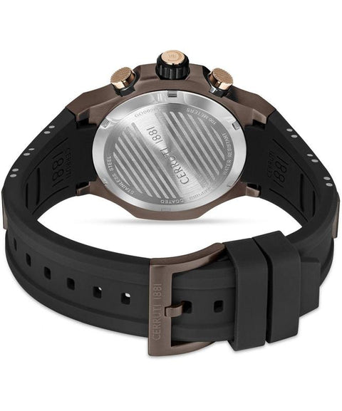 The Watch Boutique Cerruti 1881 Lucardo Quartz Watch Black Dial CIWGO0050602