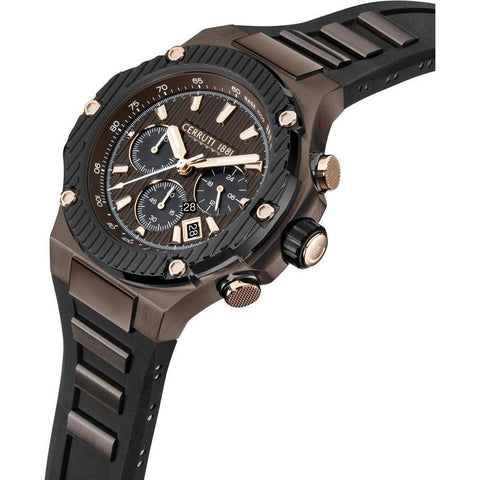 The Watch Boutique Cerruti 1881 Lucardo Quartz Watch Black Dial CIWGO0050602