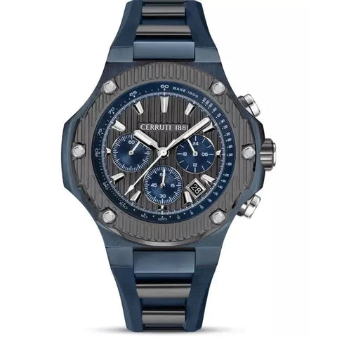 The Watch Boutique Cerruti 1881 Lucardo Quartz Watch Blue Dial CIWGO0050601