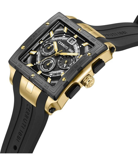 The Watch Boutique Cerruti 1881 Odissea Quartz Watch Black Dial CIWGO0072404