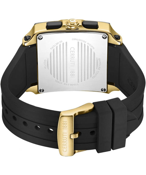 The Watch Boutique Cerruti 1881 Odissea Quartz Watch Black Dial CIWGO0072404