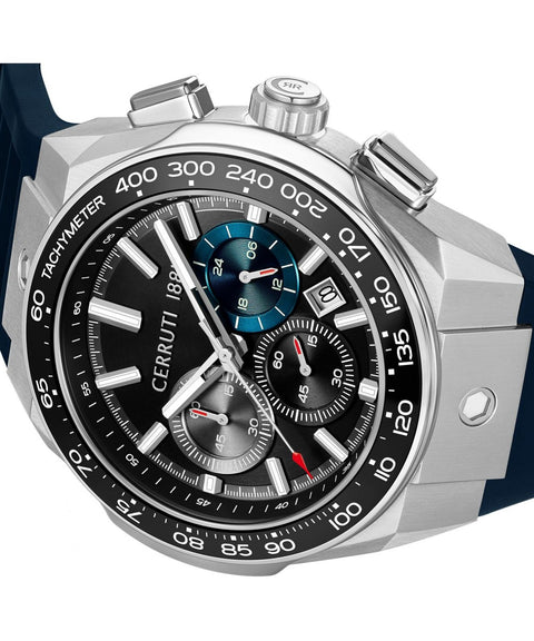 The Watch Boutique Cerruti 1881 Ruscello Quartz Watch Black Dial CIWGO0050701