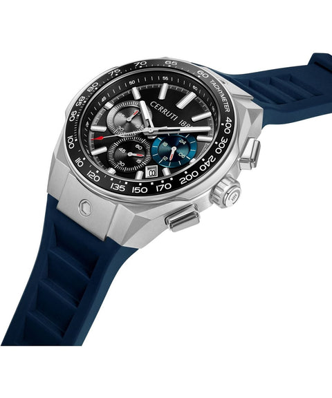 The Watch Boutique Cerruti 1881 Ruscello Quartz Watch Black Dial CIWGO0050701