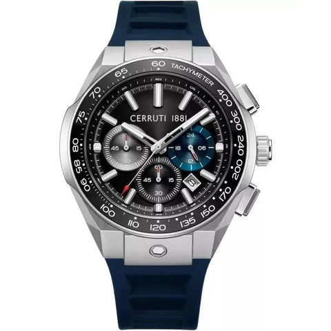 The Watch Boutique Cerruti 1881 Ruscello Quartz Watch Black Dial CIWGO0050701