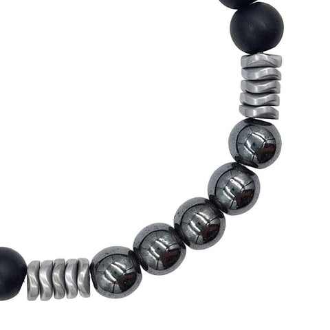 The Watch Boutique Chrysostomos Handmade Bracelet with Onyx