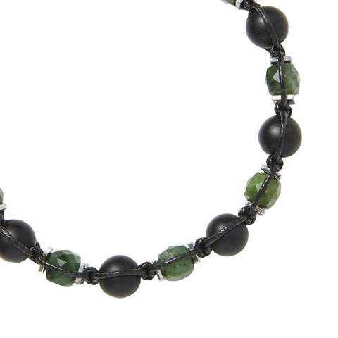 The Watch Boutique Chrysostomos Handmade Bracelet with Onyx & Agate