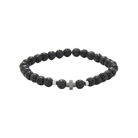 The Watch Boutique Chrysostomos Handmade Bracelet with Onyx & Hematite