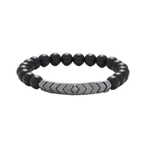 The Watch Boutique Chrysostomos Handmade Bracelet with Onyx
