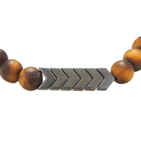 The Watch Boutique Chrysostomos Handmade Bracelet with Tigers Eye