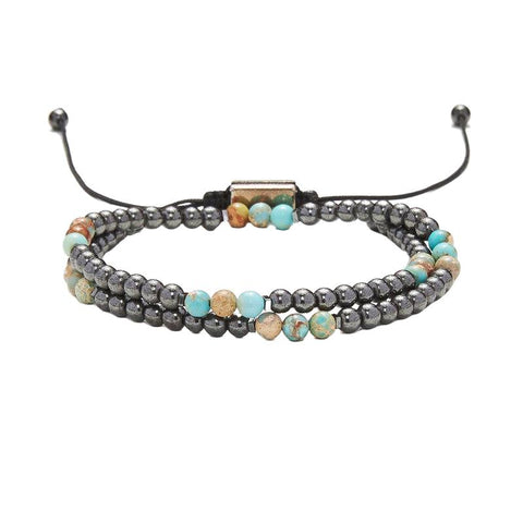 The Watch Boutique Chrysostomos Handmade Double Bracelet with Hemitate
